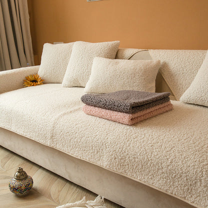 All-season Thickened Fabric Plush Sofa Cover