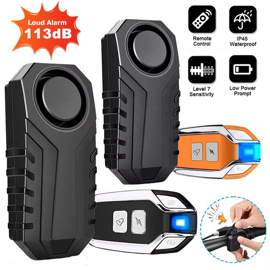 Ondaum Bike Alarm Remote Control Waterproof Anti-Theft System