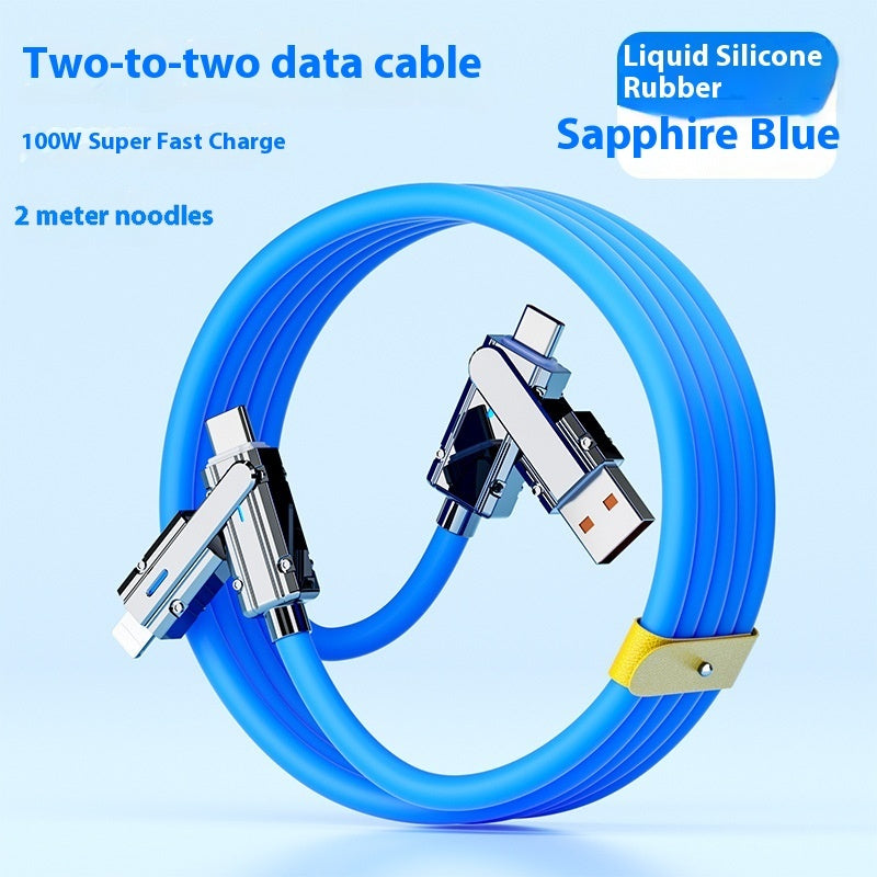 Mech Four-in-one Fast Charge Data Cable