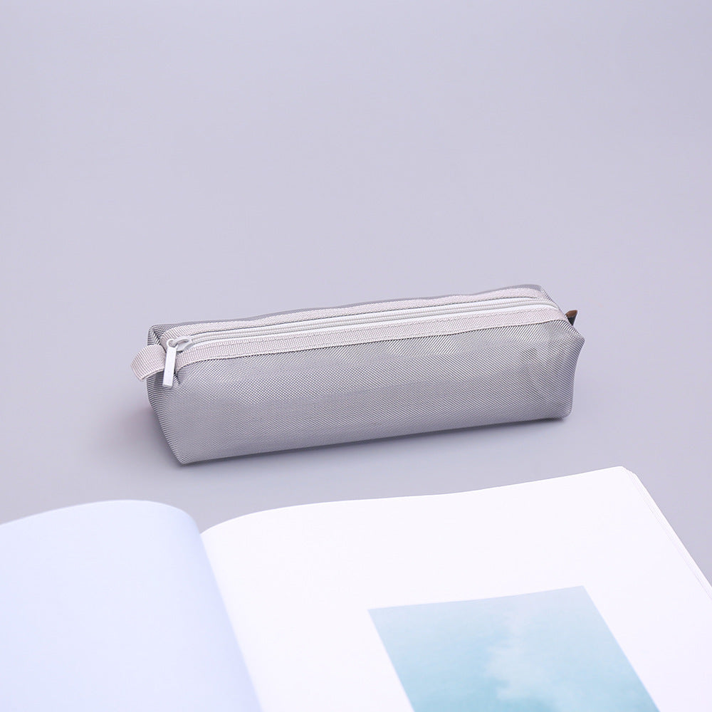 Simple Nylon Zipper Pencil Bag for Students