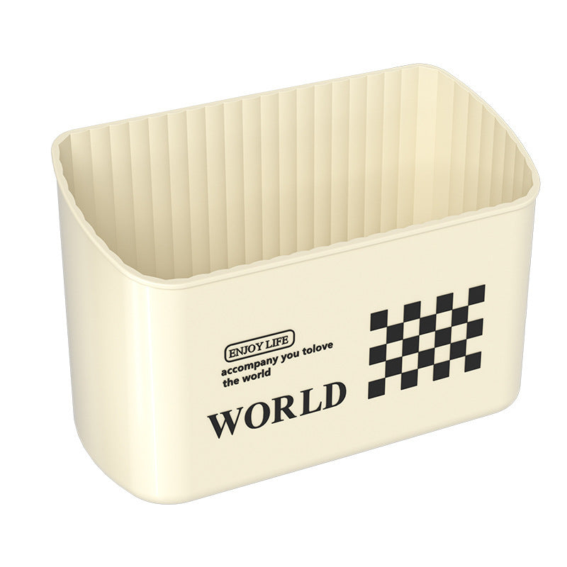 Ondaum Magnetic Refrigerator Side Wall Storage Box in Cream Style