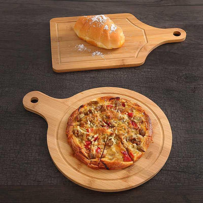 Bamboo Fiber Pizza and Fruit Chopping Board