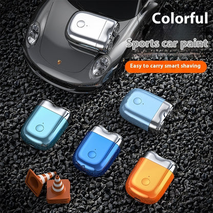 Portable Dual Ring Rotary Electric Shaver