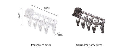 Ondaum Suction Cup Folding Hanger for Punch-Free Household Organization