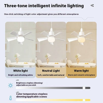 Ondaum Fan Bulb Integrated Home Dormitory Light