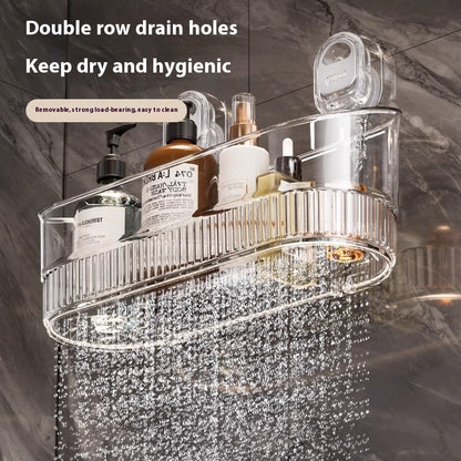 Suction Cup Storage Rack Punch-free Wall-mounted Household