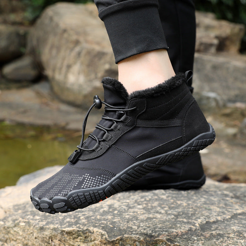 Winter Fleece-Lined Waterproof Hiking and Cycling Shoes