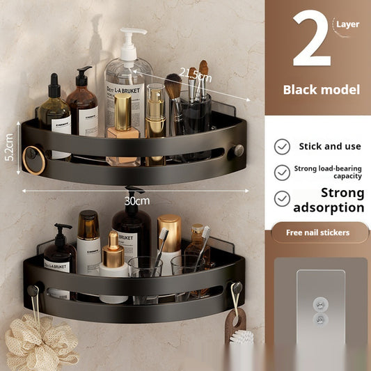 Bathroom Triangle Storage Rack Punch-free