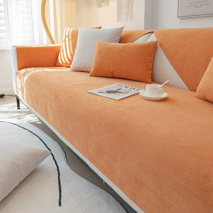 Waterproof Chenille Sofa Cover – Anti-Scratch & Non-Slip Protection