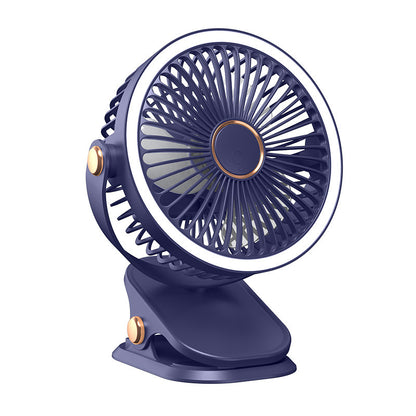 Clip Fan USB Lighting Desktop Household Fan Portable