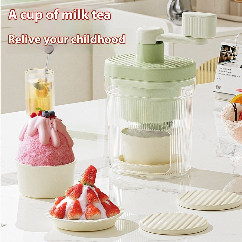 Household Hand Slush Machine Production Ice Crusher Small Manual Ice Breaker