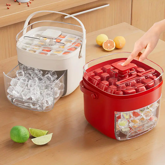 Ondaum Press-type Convenient Outdoor Portable Ice Tray