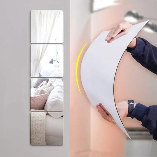High Definition Mirror Wall Self Adhesive Acrylic