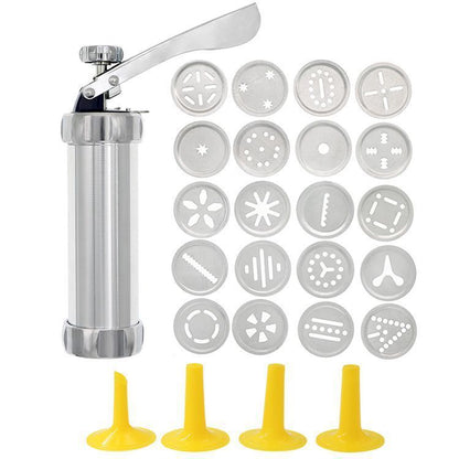 Stainless Steel Cookie Press & Icing Gun Set