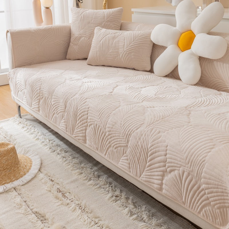 Embroidery Non-slip Four Seasons Universal Nordic Light Luxury Sofa Cover