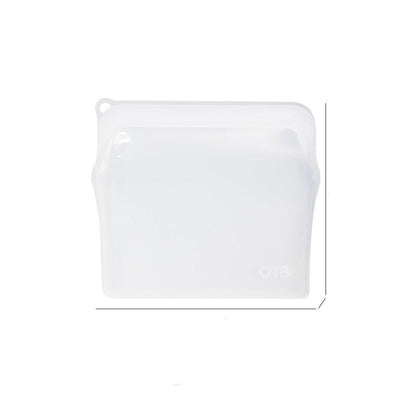 White rectangular silicone mat with dimensions labeled on a white background