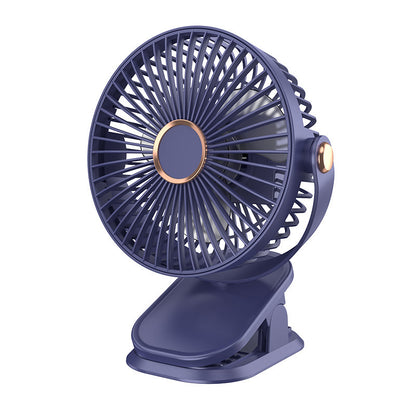 Clip Fan USB Lighting Desktop Household Fan Portable
