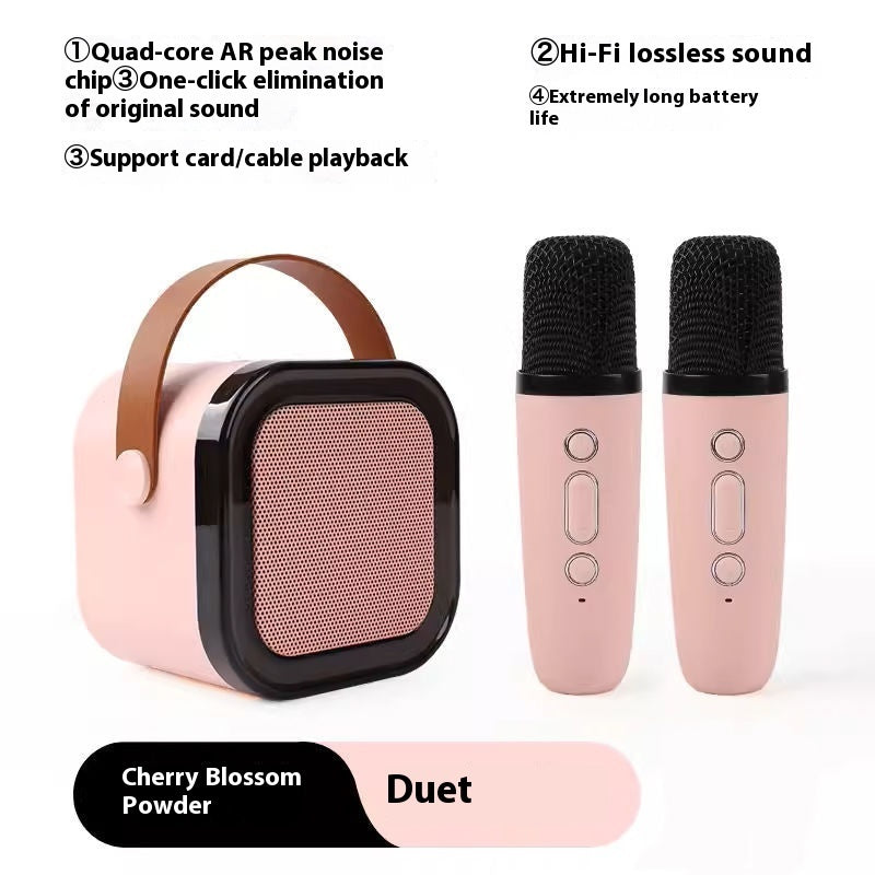 Wireless Bluetooth Mini Microphone All-in-One KTV Machine
