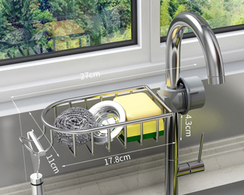 Kitchen Storage Faucet Rack Drain Basket