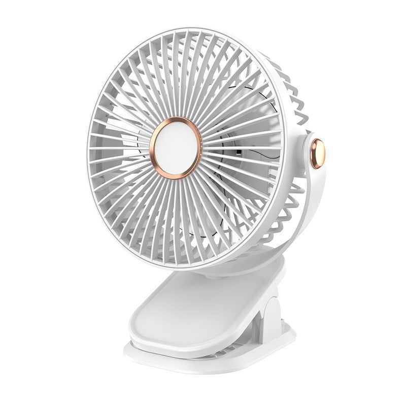 Clip Fan USB Lighting Desktop Household Fan Portable