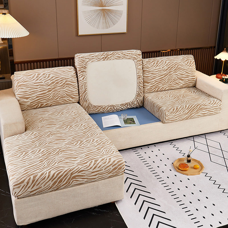 Stretch Jacquard Fleece Non-slip Sofa Cover