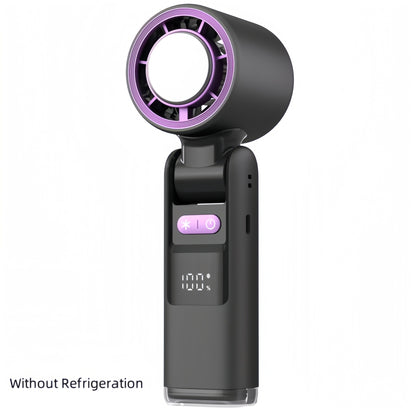 Turbo Chilled Ice Sensation Mini USB Fan with Digital Display