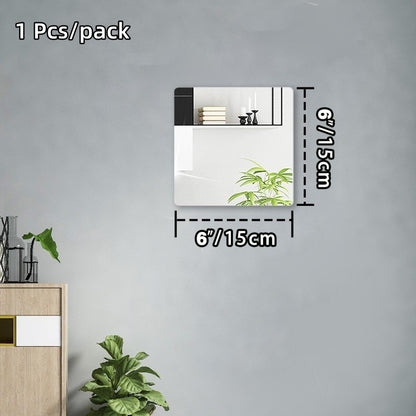 High Definition Mirror Wall Self Adhesive Acrylic