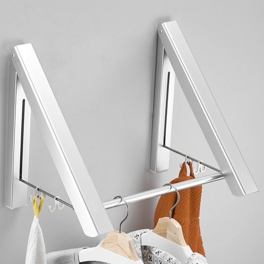 Ondaum Punch-Free Space Aluminum Foldable Wall Hanger