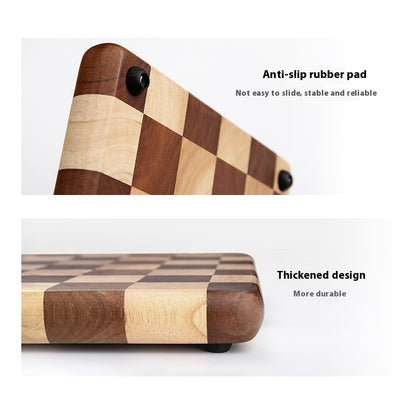 Household Rubber Wooden Cutting Board Solid Wood And Thickened Cutting Board