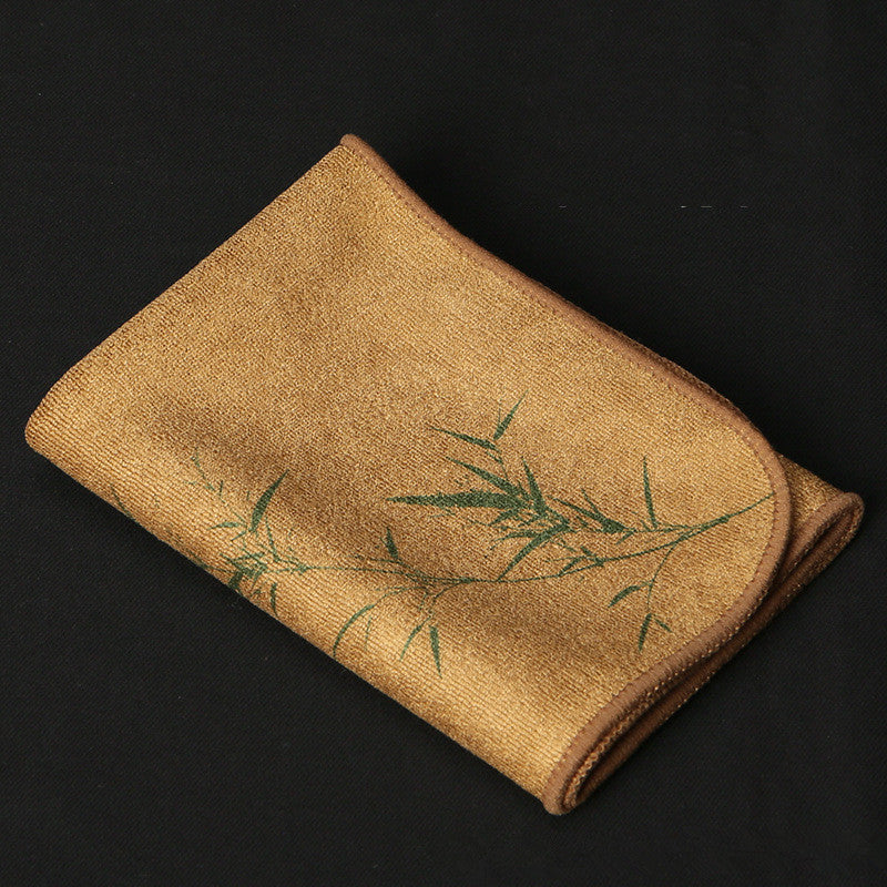 Chinese Style Painted Cotton Tea Towel – 30x30 cm