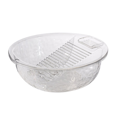 One-piece Plastic Thickened Laundry Basin With Washboard