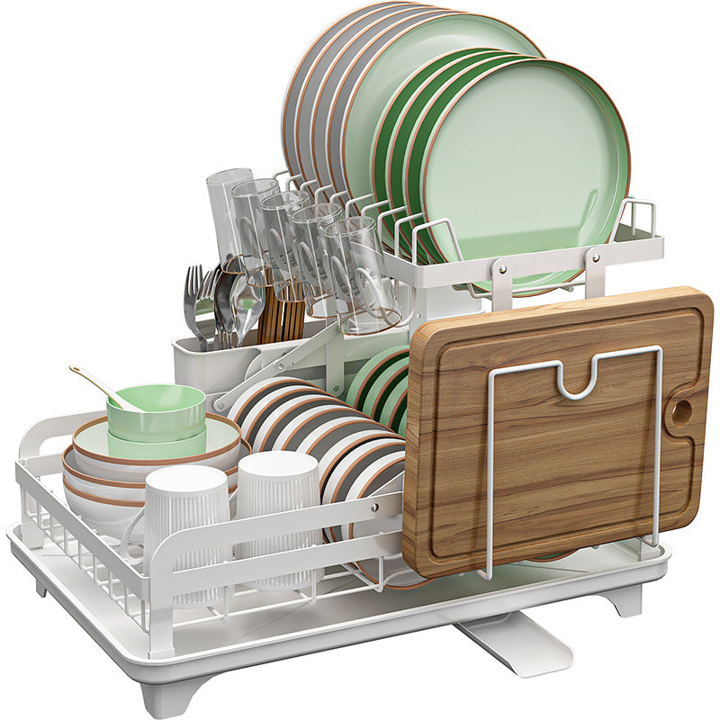 Foldable Kitchen Draining Countertop Dish Rack