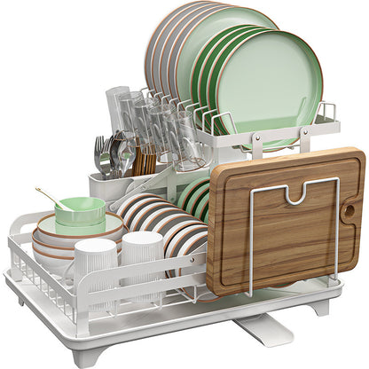 Foldable Kitchen Draining Countertop Dish Rack