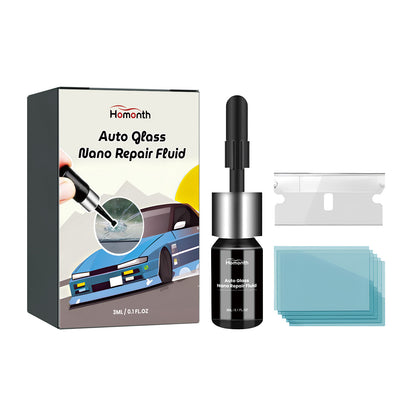 Nano Glass Repair Solution for Windshield Cracks