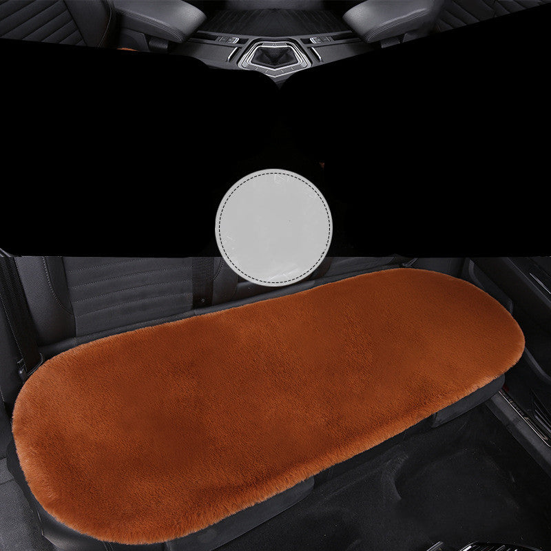 Winter Rabbit Plush Car Seat Cushion Single Piece Square