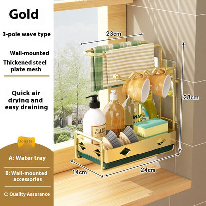 Rag Kitchen Supplies Chopsticks Draining Basket Storage Rack