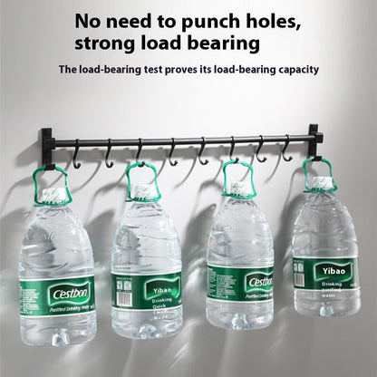 Door Punch-free Alumimum Hook Storage Rack