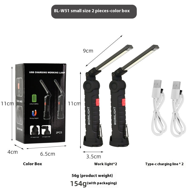 Rechargeable LED Work Light – White and Red Light Modes