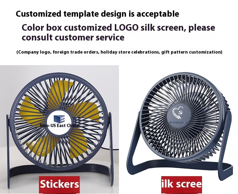Usb Mini Fan Office Desk Surface Panel