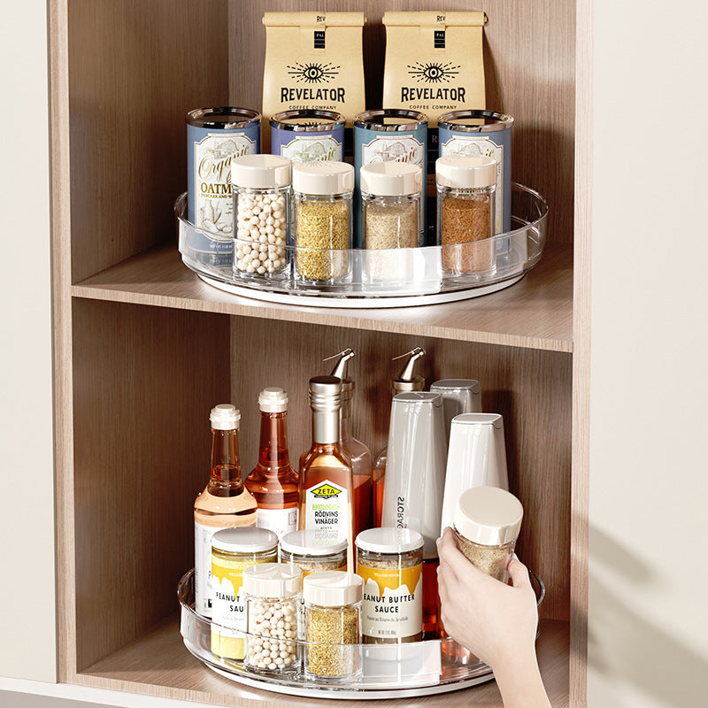 Modern Kitchen Countertop Rotating Spice Rack
