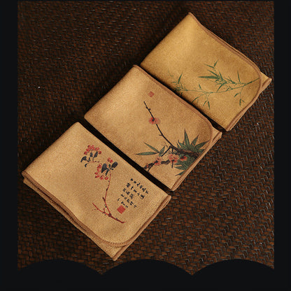 Chinese Style Painted Cotton Tea Towel – 30x30 cm
