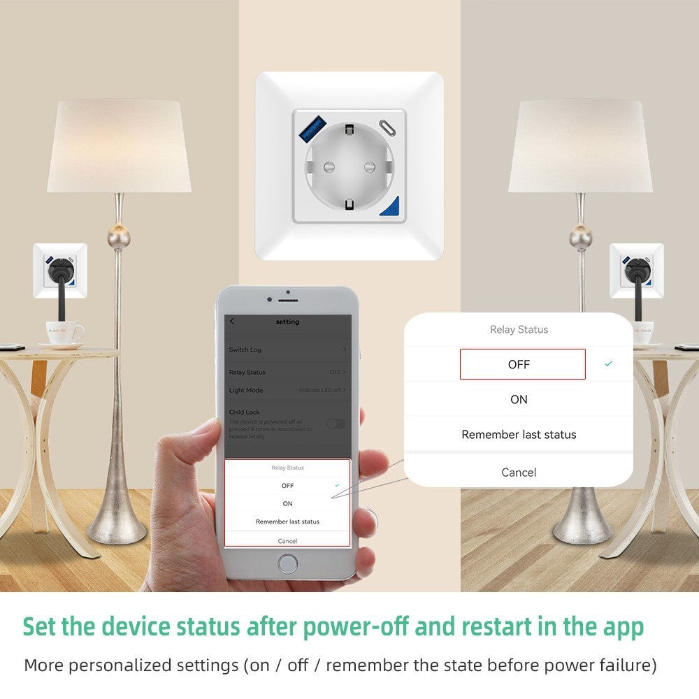 Wireless Mobile Phone Remote Control Socket