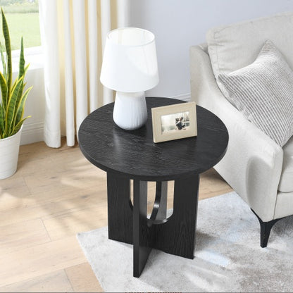 Modern Solid Wood-Look Coffee Table – Square MDF Living Room Table