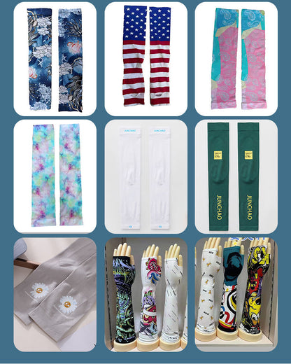 Sun Protection Viscose Fiber Oversleeve Cool Men's And Women's Driving Ice Sleeve