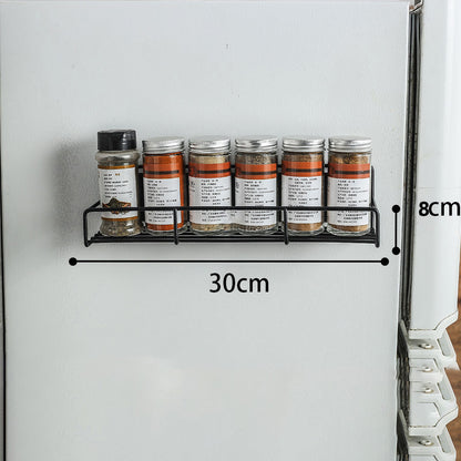 Kitchen Punch-free Magnetic Suction Refrigerator Shelf
