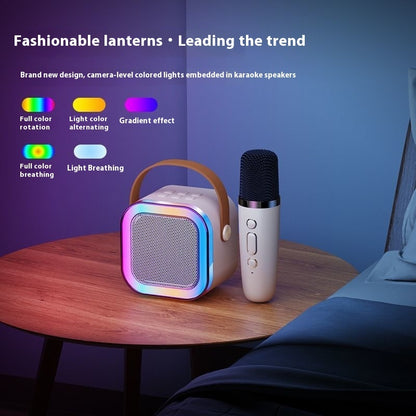 Wireless Bluetooth Mini Microphone All-in-One KTV Machine