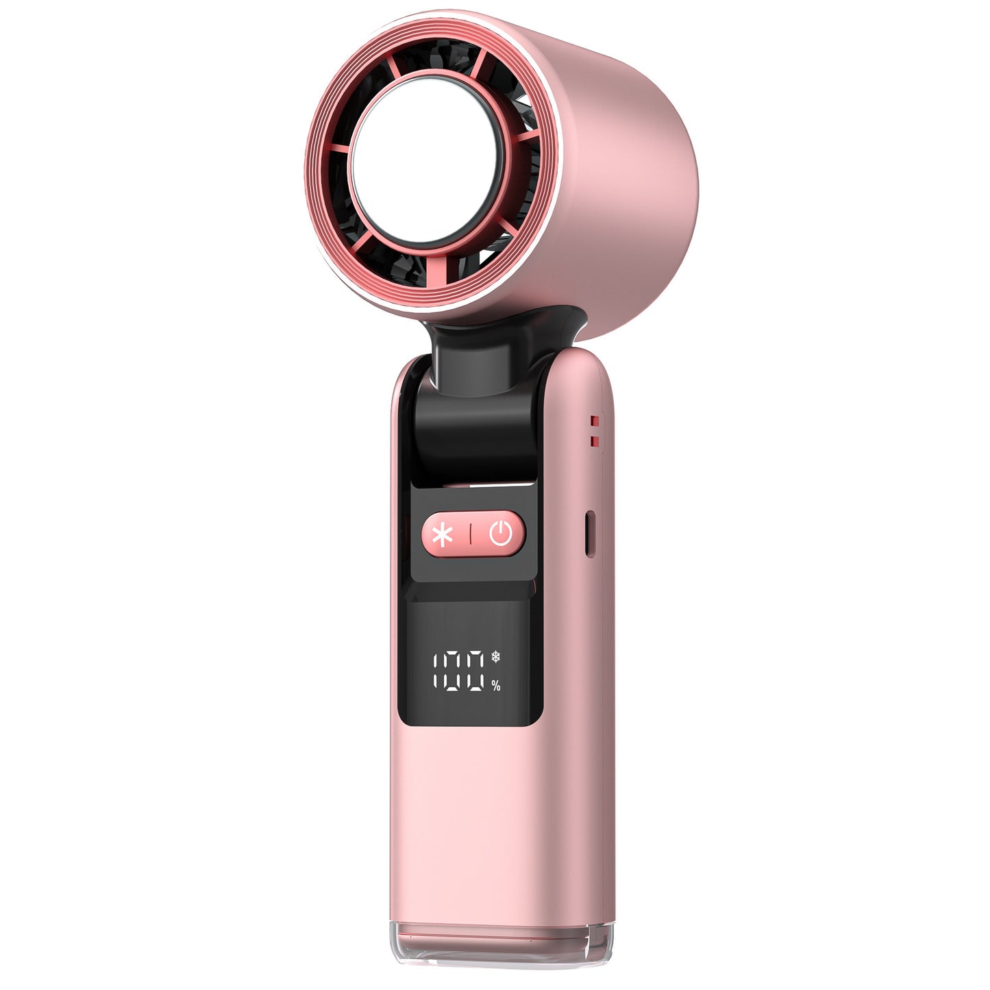 Turbo Chilled Ice Sensation Mini USB Fan with Digital Display