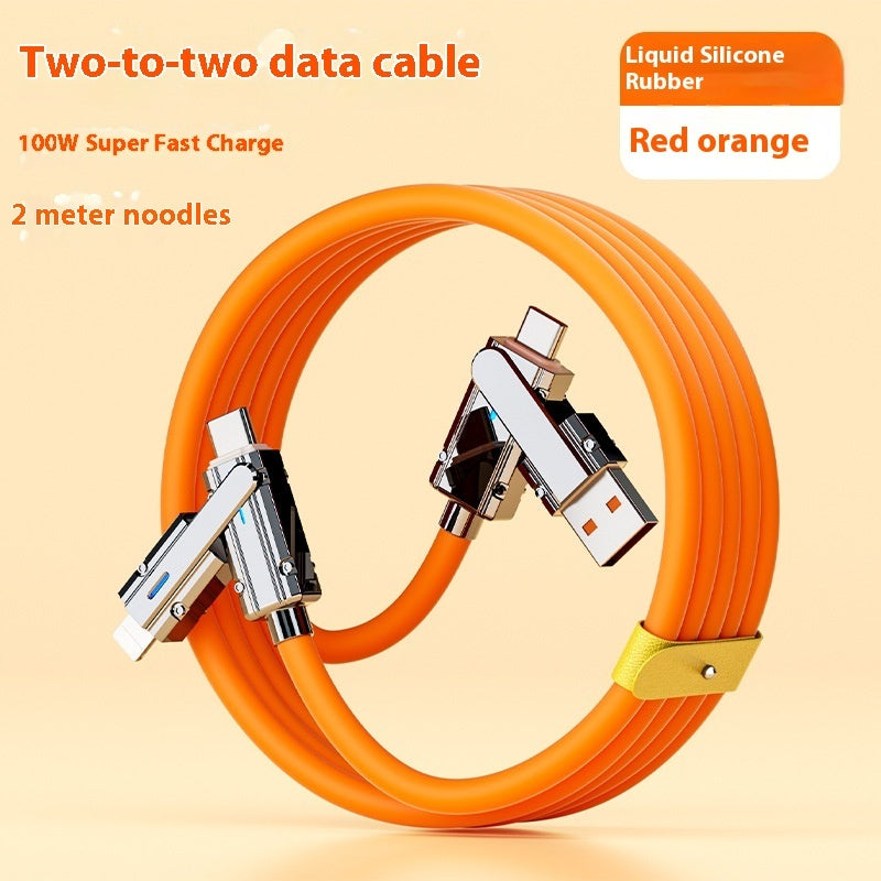 Mech Four-in-one Fast Charge Data Cable