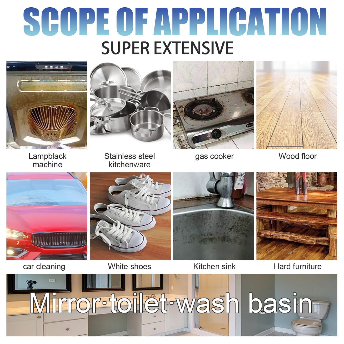 Multi-purpose Kitchen Heavy Oil Stain Cleaning Cream