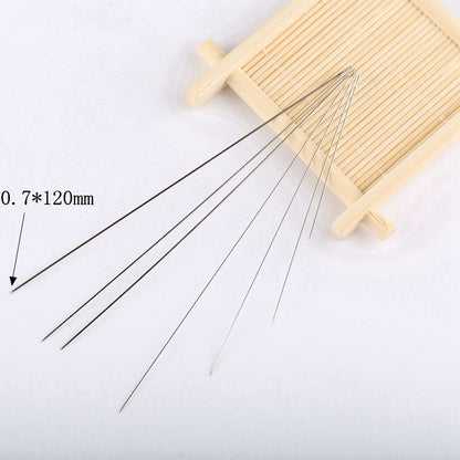 Needle DIY Small Hole Fine Long Needle Ring Threading Tools String Beads Sewing Needle Ornament Accessories